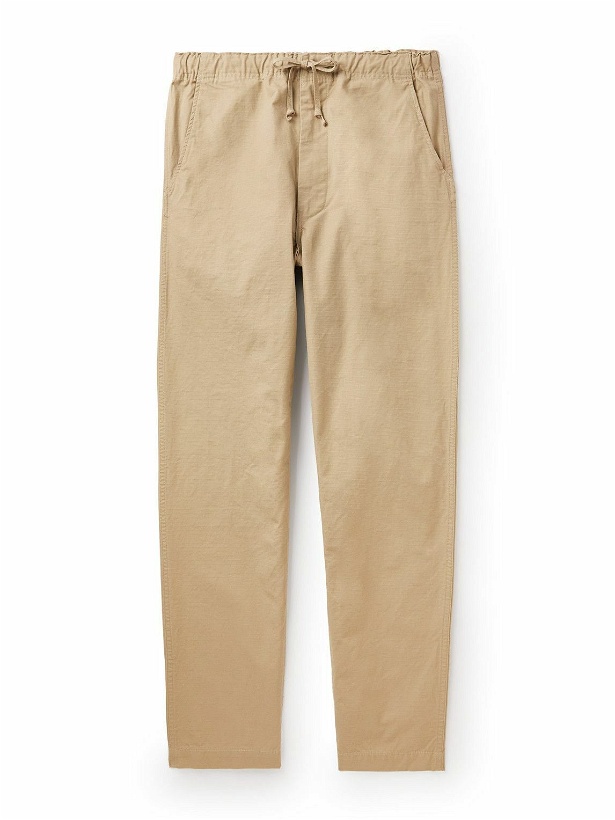 Photo: OrSlow - New Yorker Tapered Cotton-Ripstop Trousers - Neutrals