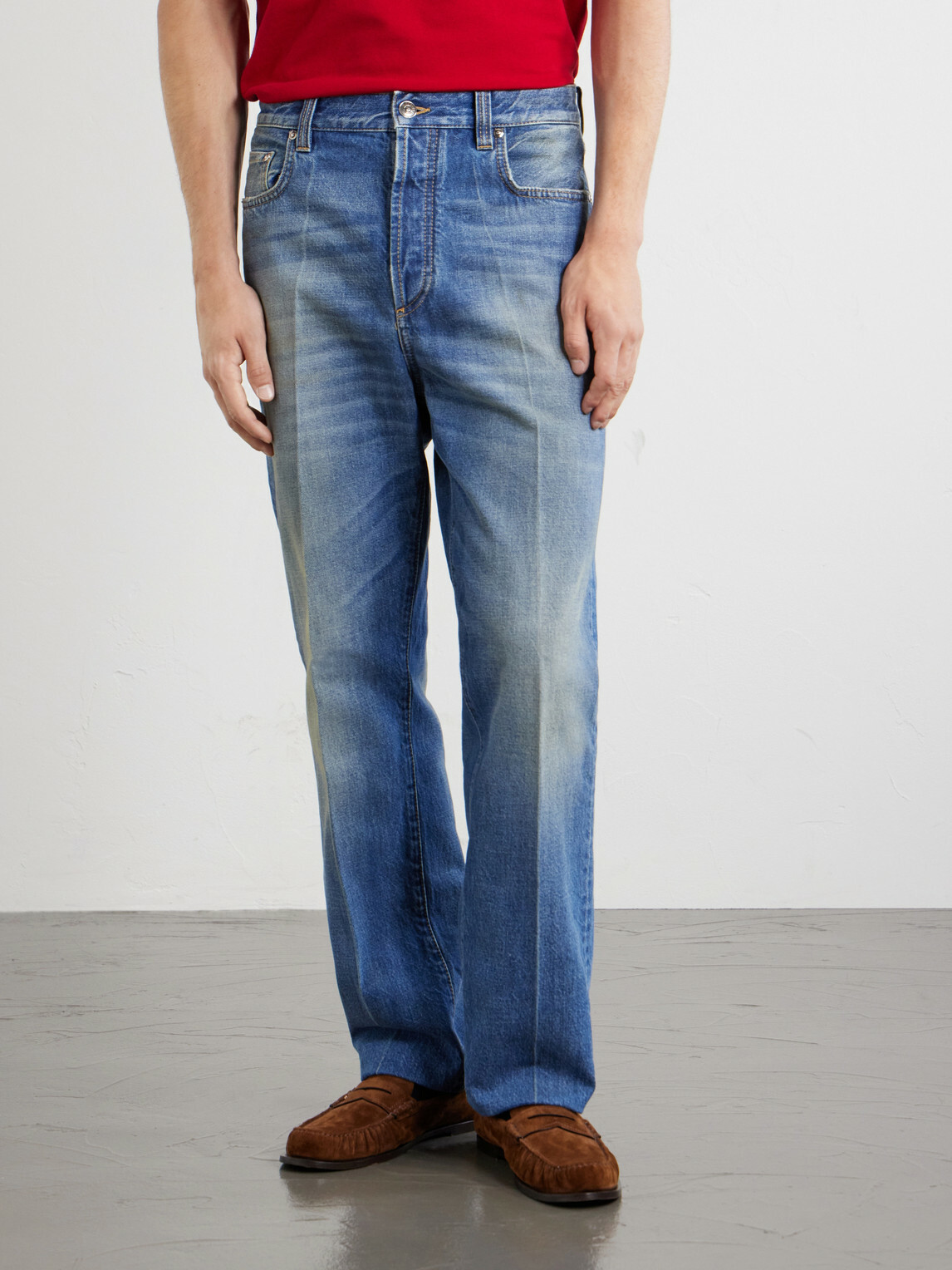 Versace - Straight-Leg Jeans - Blue