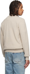 Balmain Beige Eco-Cashmere Sweater