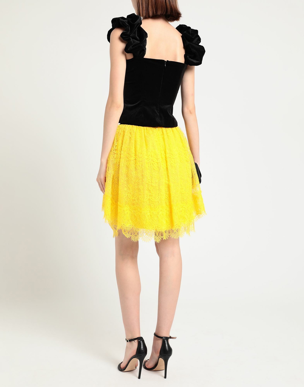 Ermanno Scervino Womens Mini skirt in Yellow