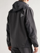 And Wander - Nylon-Blend Hooded Jacket - Gray