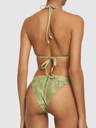 ACNE STUDIOS Denim Effect Triangle Bikini