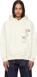 WOOYOUNGMI Off-White Flower Back Logo Hoodie