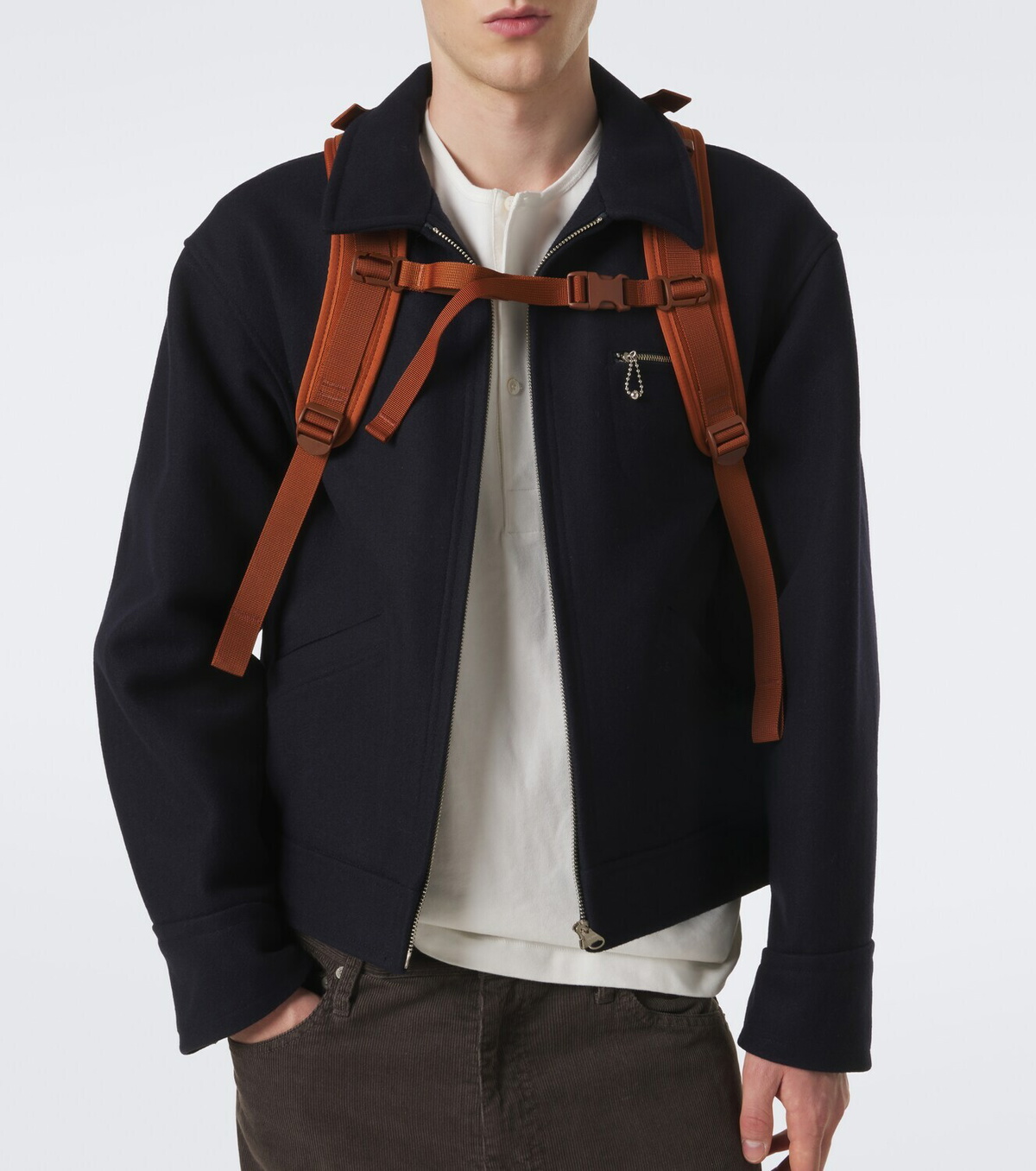 Visvim Condura leather-trimmed backpack