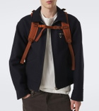 Visvim Condura leather-trimmed backpack