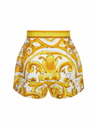 DOLCE & GABBANA Maiolica Printed Poplin Shorts