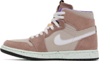 Nike Jordan Pink & Taupe Jordan 1 Zoom CMFT Sneakers