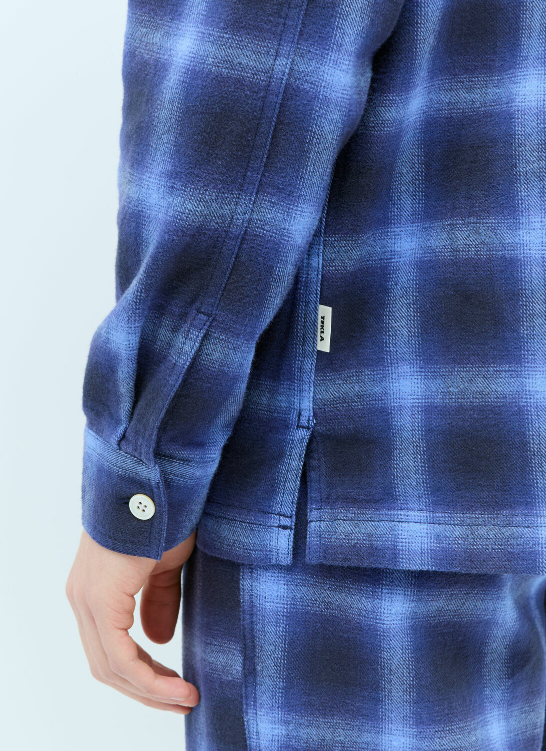 Tekla Plaid Pyjama Shirt