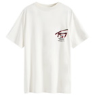 Tommy Jeans Men's 3D Signature T-Shirt in Ancient White