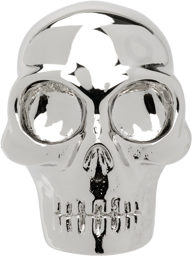 Photo: McQueen Silver Skull Single Stud Earring