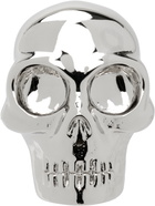 McQueen Silver Skull Single Stud Earring