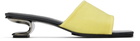 Nicole Saldaña Yellow Sarah Heeled Sandals