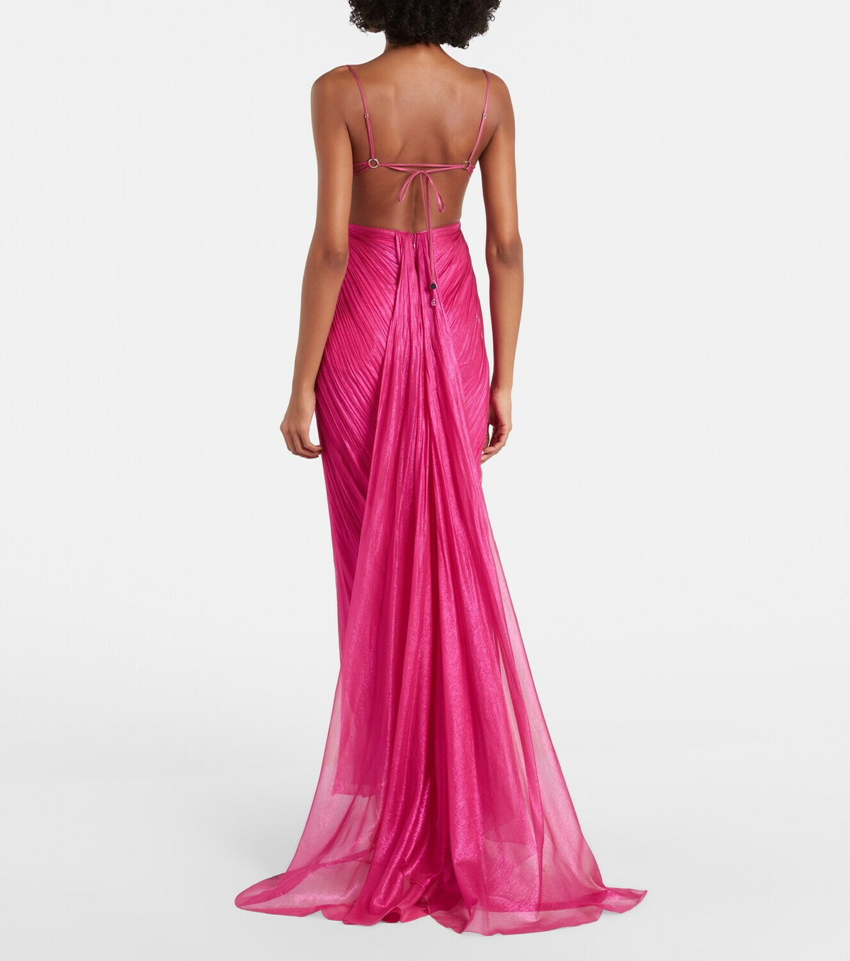 Maria Lucia Hohan Lupita draped silk gown