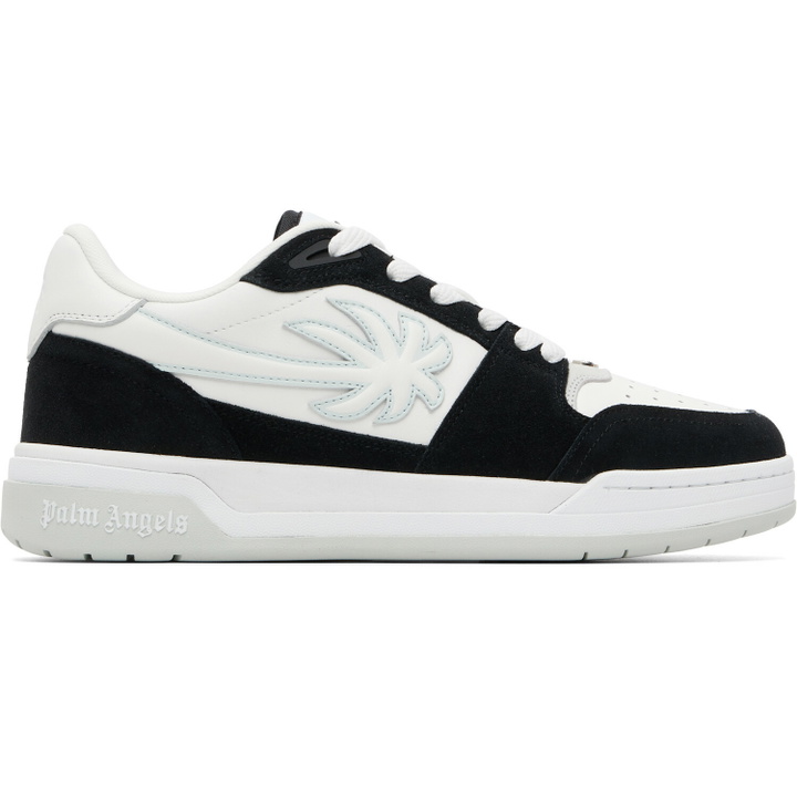 Photo: Palm Angels White Palm Basketball Sneakers