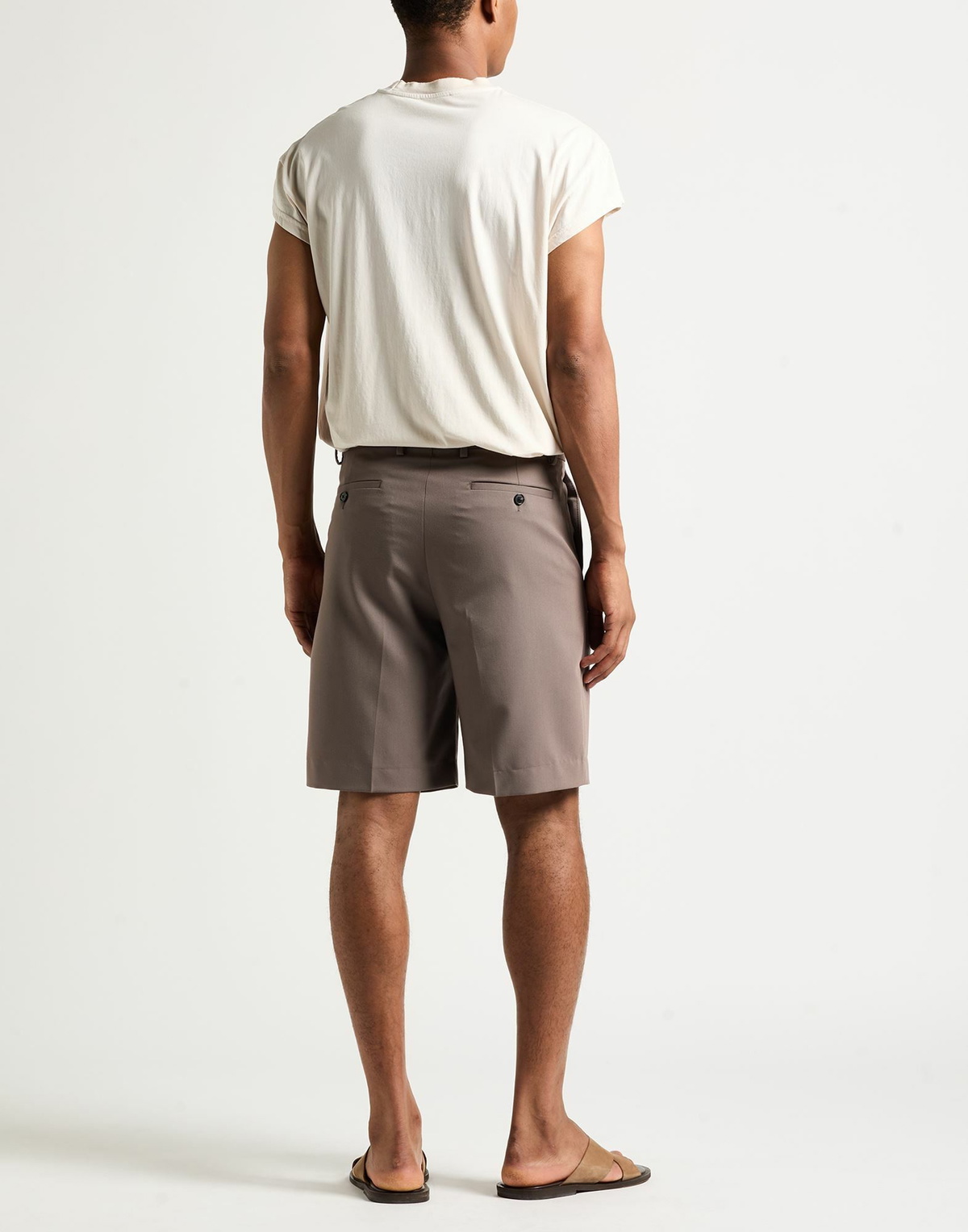 Crossley Mens T-shirt in Beige