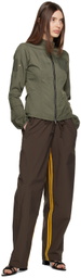 TheOpen Product Brown Striped Lounge Pants