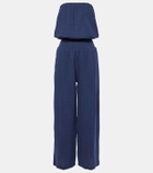 Melissa Odabash Strapless cotton jumpsuit
