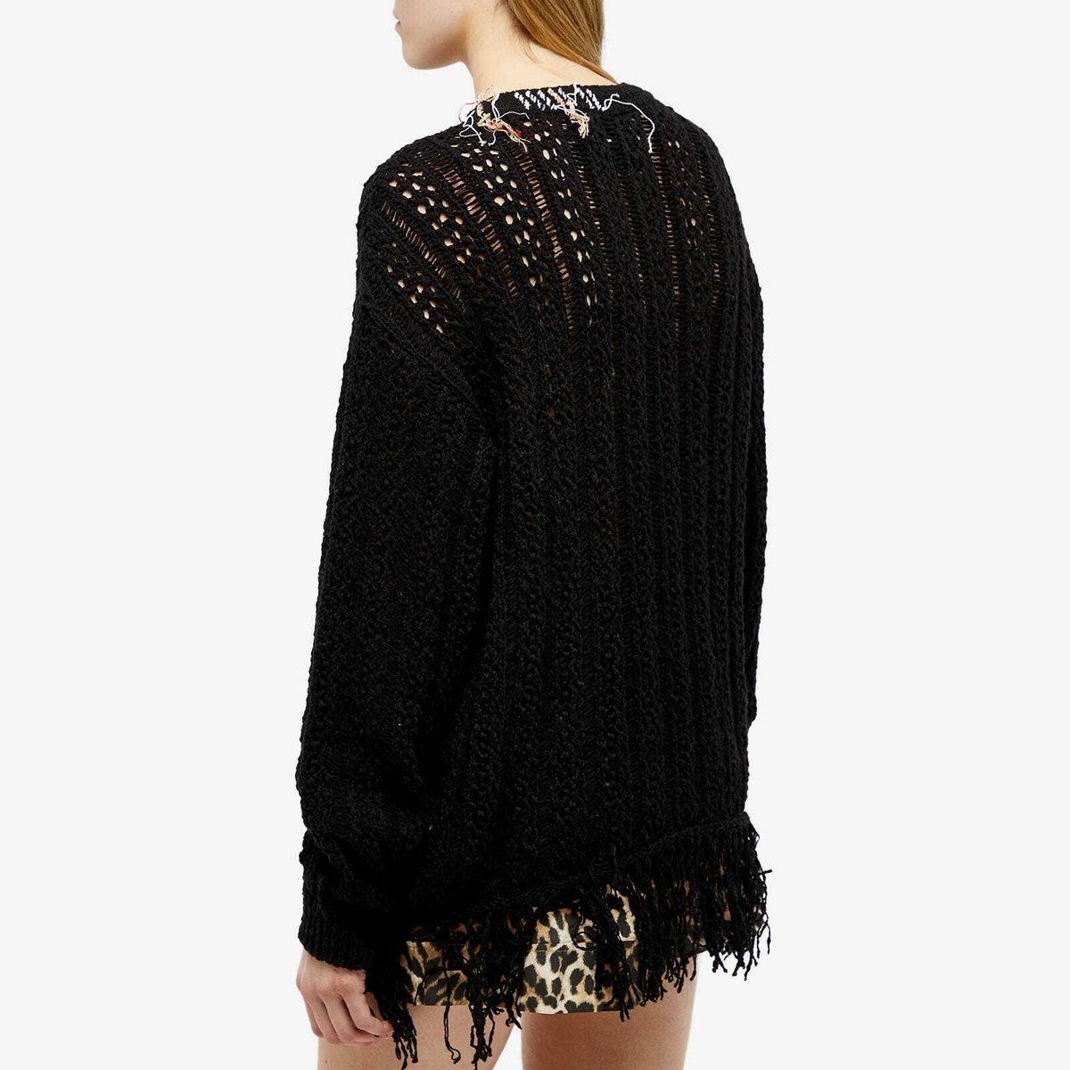 Andersson Bell Women's Gorden Cable Knit Sweater in Black