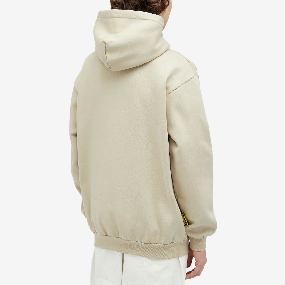 Lo-Fi Men's Plant Logo Hoodie in Sand