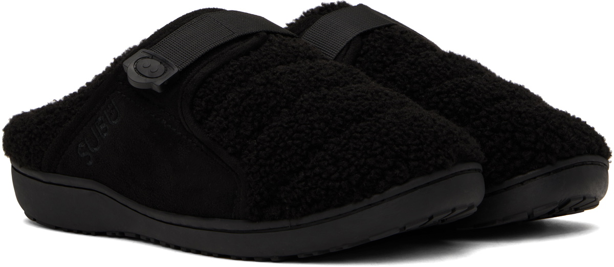 A.P.C. Black SUBU Edition Belt Line Slippers