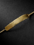 Elhanati - Mexuzah Hammered 18-Karat Recycled Gold Bracelet