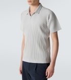 Homme Plissé Issey Miyake Basics pleated polo shirt