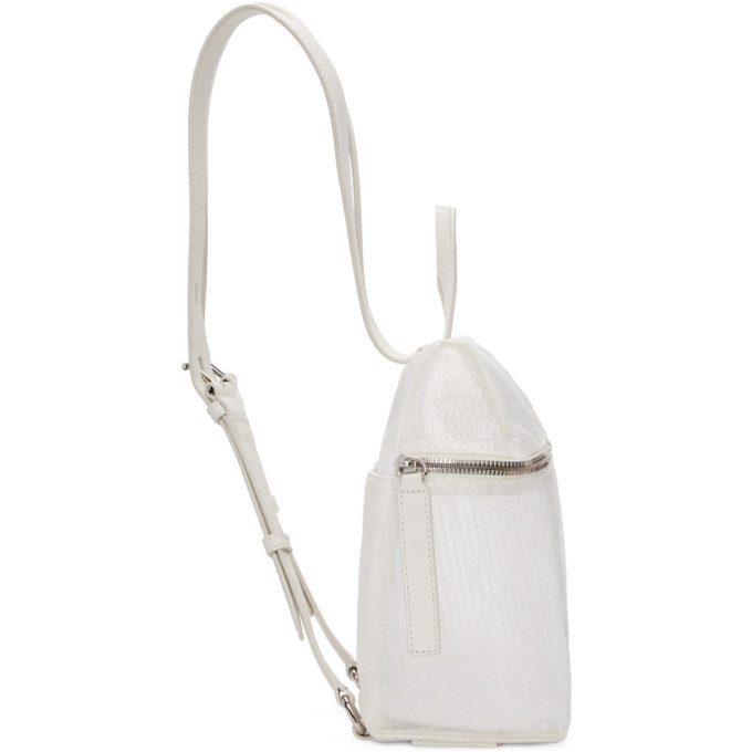 Kara White Small Tarp Backpack Kara display picture 1