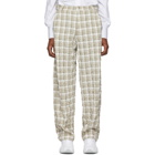 Bianca Saunders Off-White Terry Trousers
