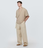 King & Tuckfield Cupro wrap shirt
