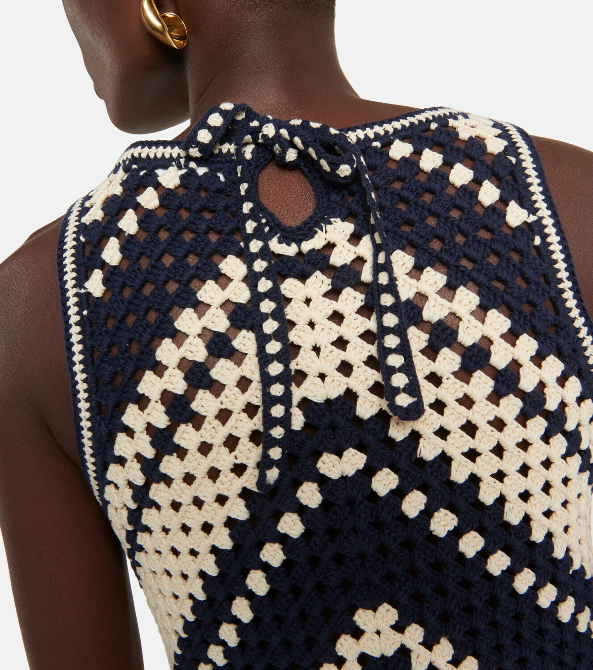 Zimmermann Chintz crochet tank top