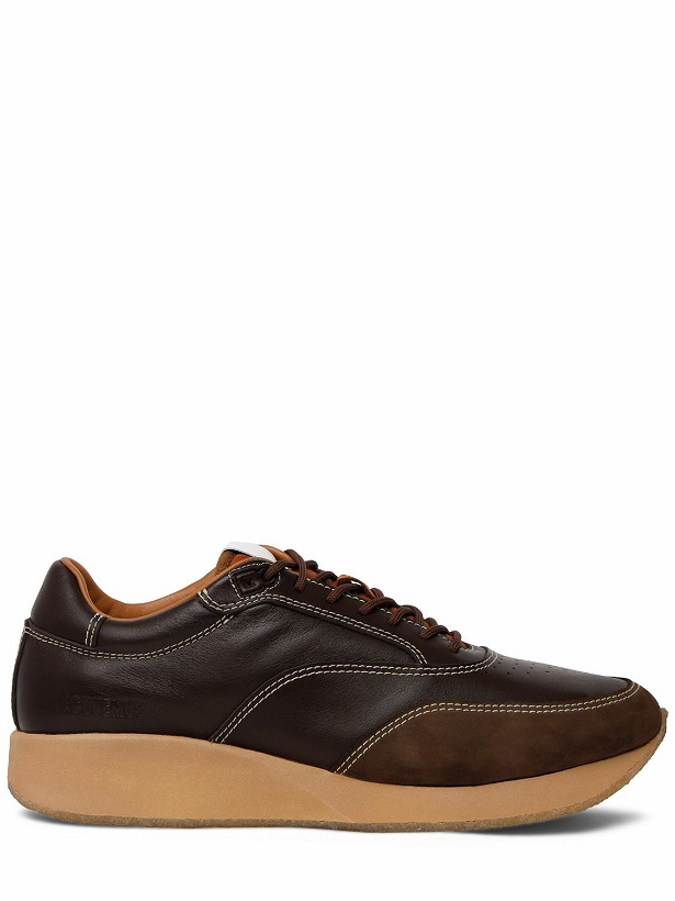 Photo: JACQUEMUS - La Daddy Leather Sneakers