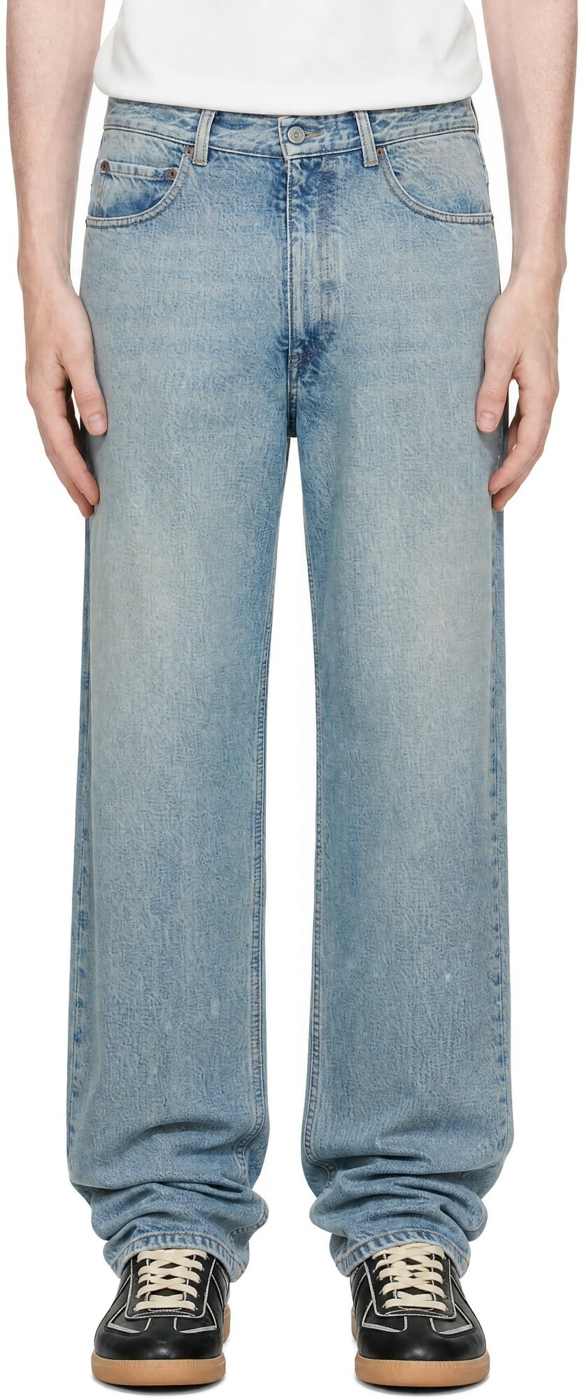 MM6 Maison Margiela Blue 5 Pocket Jeans