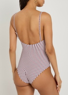 Nounou Anita Square-neck Swimsuit Pink