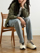 Golden Goose - Running Sole Distressed Leather Sneakers - White