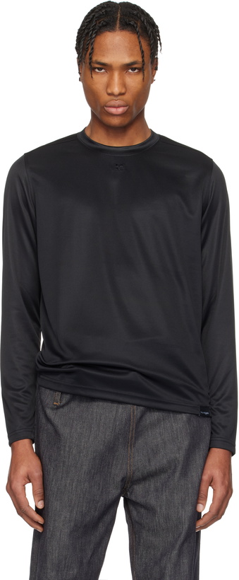 Photo: Courrèges Black Football Jersey T-shirt