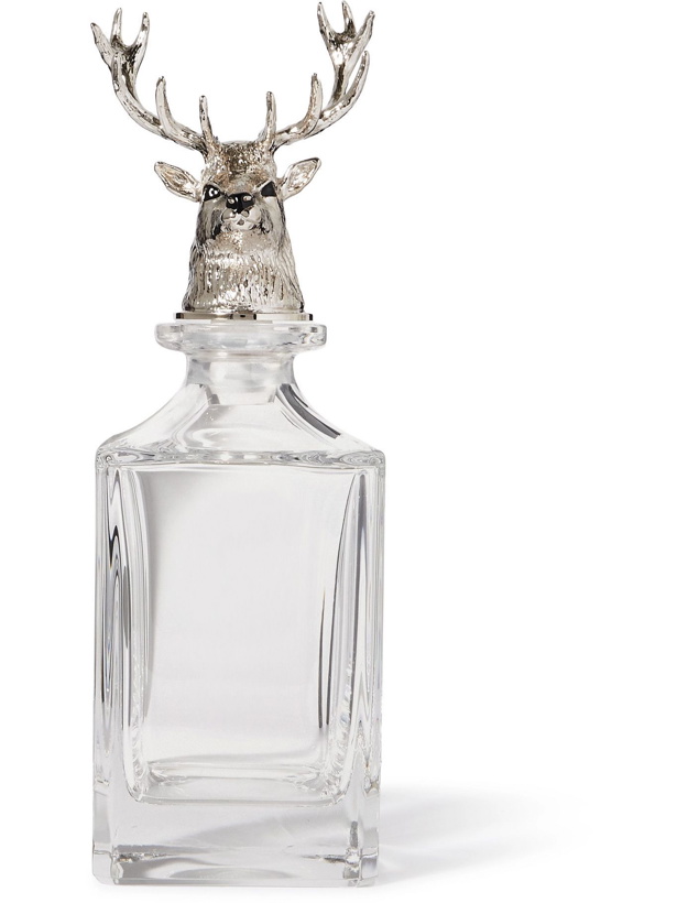 Photo: DEAKIN & FRANCIS - Stag Sterling Silver and Crystal Decanter