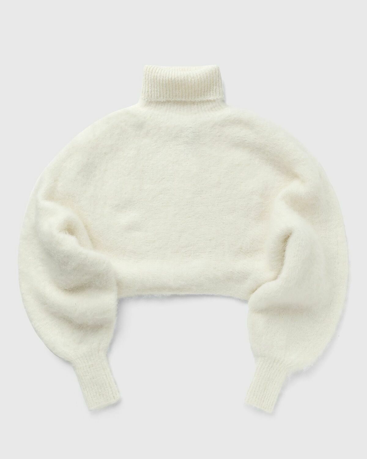 Gestuz Sabigz Ls Bolero White Pullovers