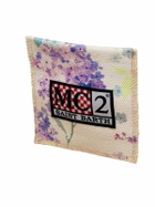 MC2 Saint Barth Water Color Flower Cotton Canvas Vanity Tote Bag