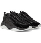 AMIRI - Bone Runner Mesh, Leather and Suede Sneakers - Black