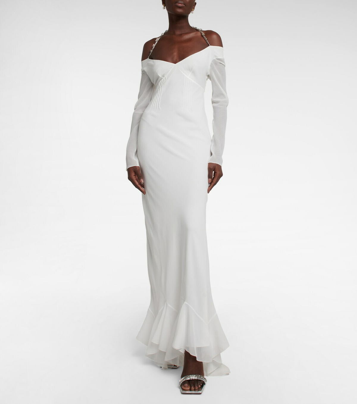 Givenchy - Embellished off-shoulder gown Givenchy