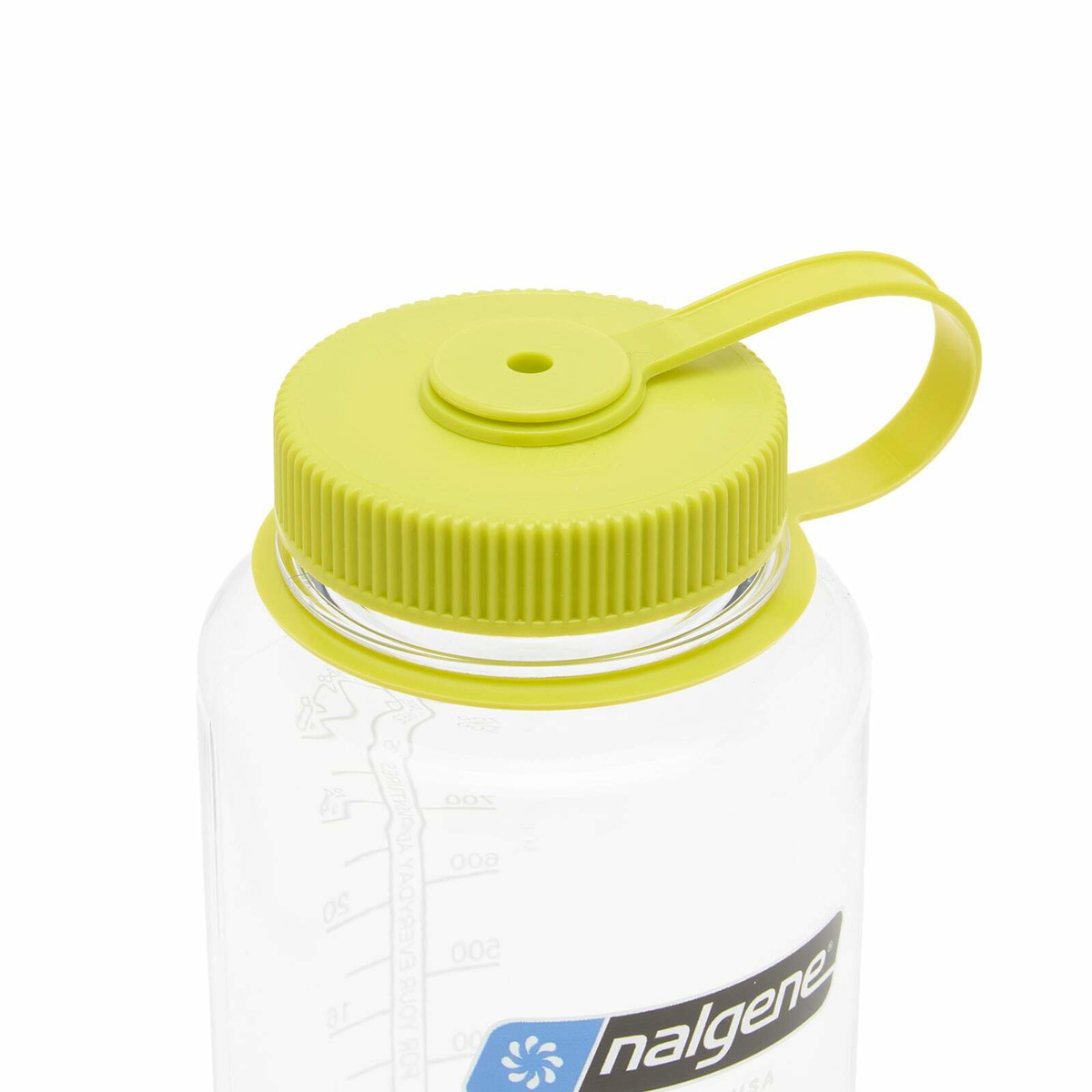 Nalgene Wide Mouth Tritan Sustain Water Bottle in Clear/Green 