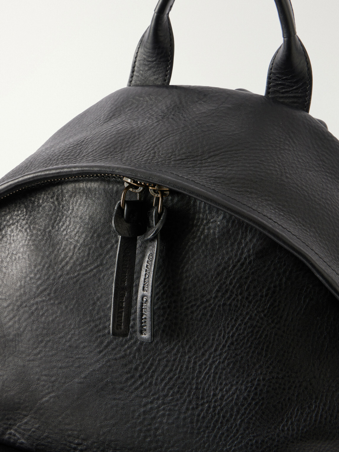 Officine Creative - OC Pack/001 Leather Backpack - Black