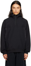 Y-3 Black Half-Zip Hoodie