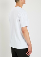 Les Deux Logo-embroidered Cotton T-shirt White