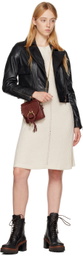 See by Chloé White Three-Quarter Sleeve Midi Dress