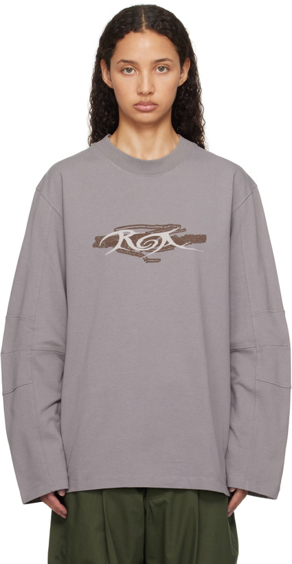 Photo: ROA Gray Long Sleeve Graphic T-shirt