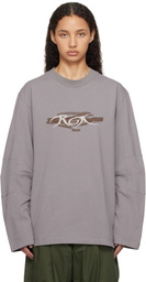 ROA Gray Long Sleeve Graphic T-shirt