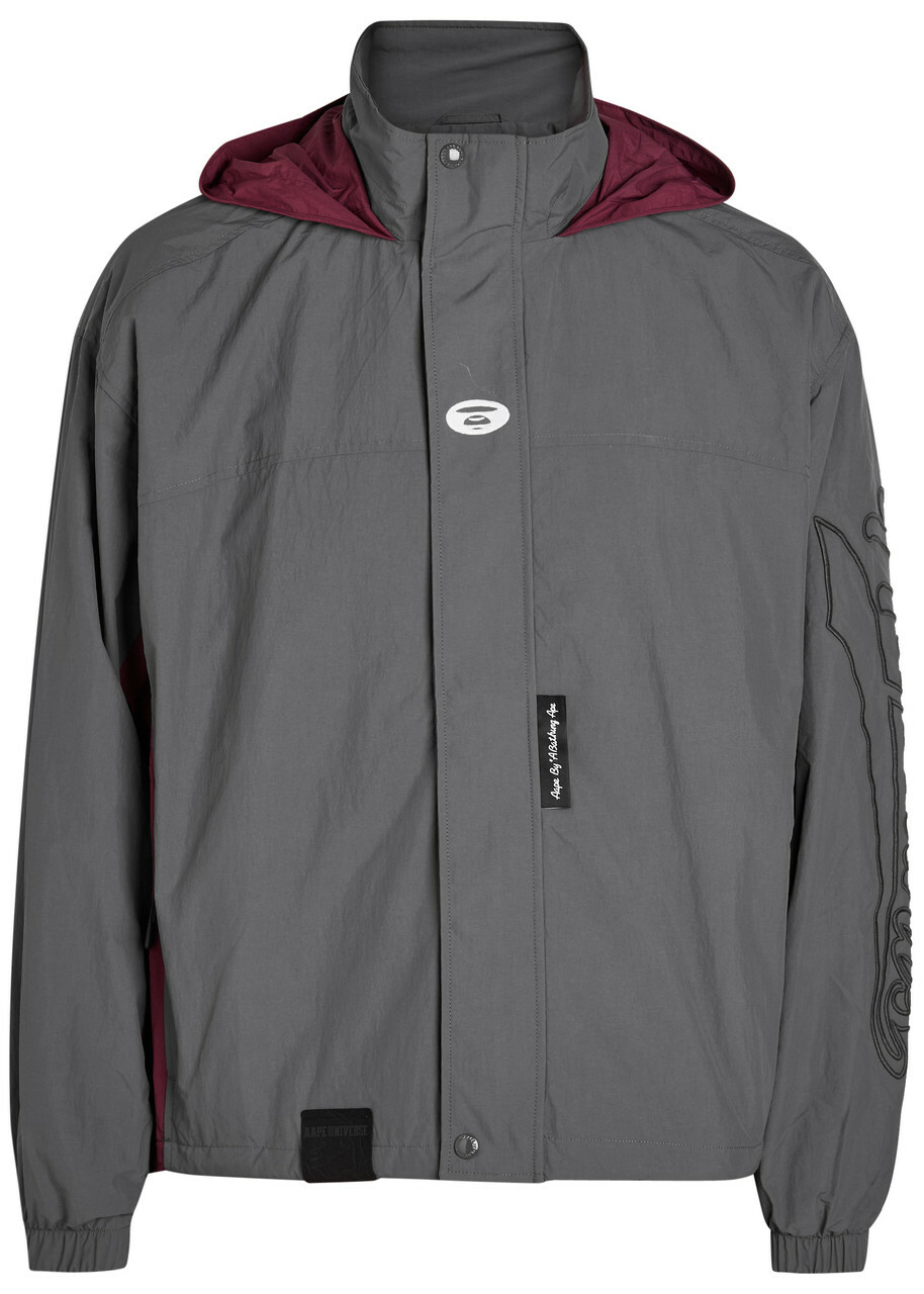 ISAORA Reversible Grey and Black Panel Zip-Up Jacket
