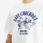 Late Checkout Men's Hotel Services T-Shirt in White