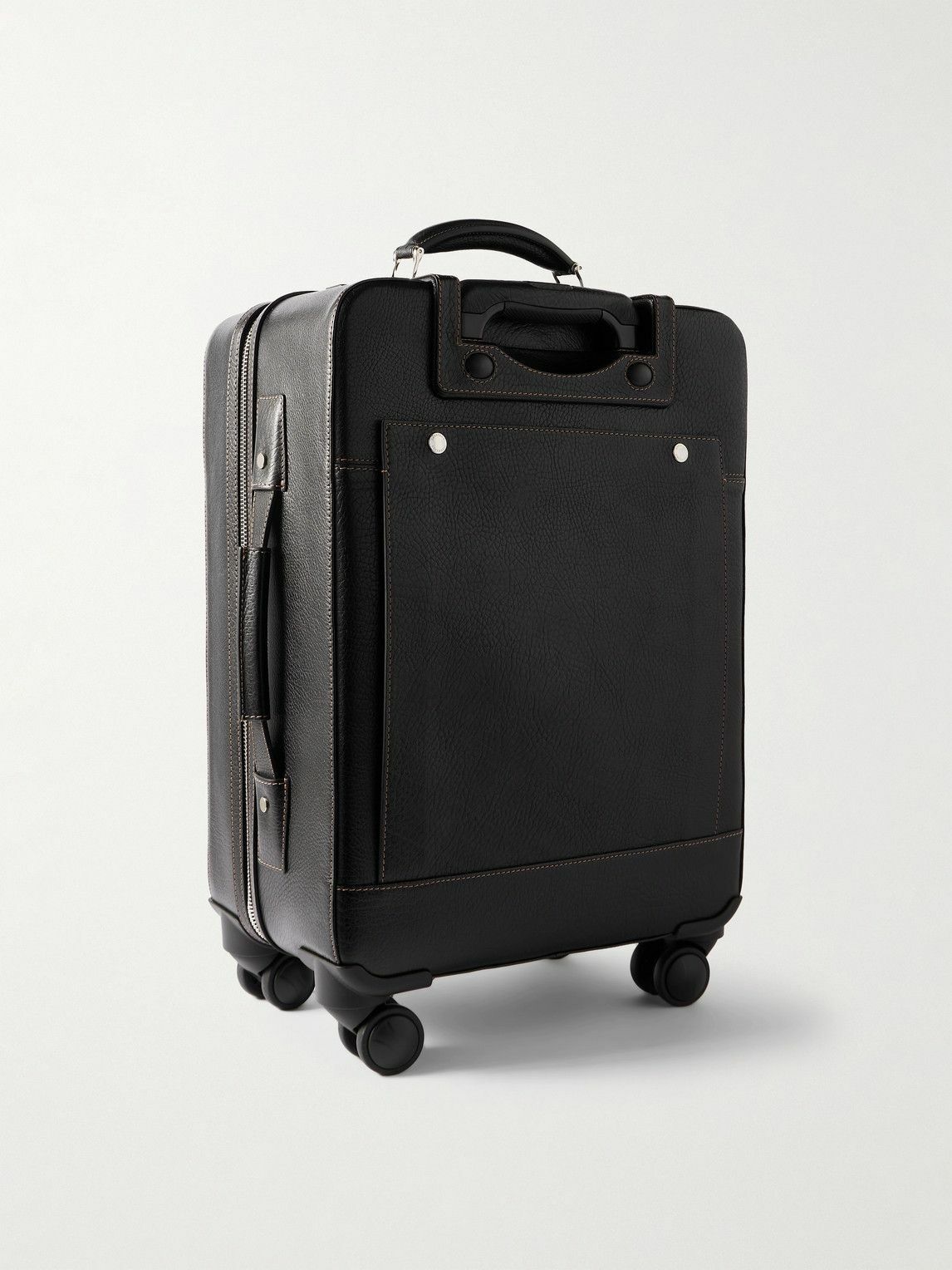 Brunello Cucinelli - Full-Grain Leather Carry-On Suitcase Brunello